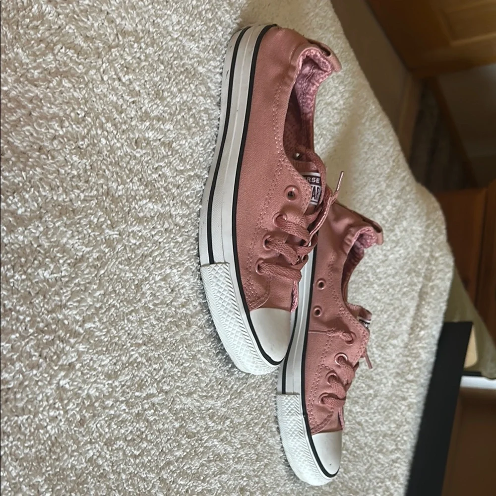 Converse Women's Rust Pink Shoreline Canvas Sneakers - Picture 3 of 4